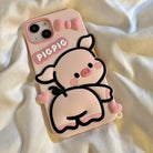 Cute Pink Piggy iPhone Case for Kawaii Lovers - phone case