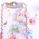 Cute Puffy Glitter Stickers for Kawaii Lovers in New Condition - Cosparty