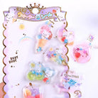 Cute Puffy Glitter Stickers for Kawaii Lovers in New Condition - stickers