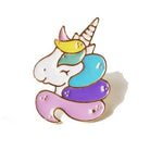 Cute Rainbow Unicorn Pin for Lapels and Brooch Collections - Cosparty