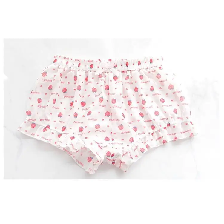 Cute Strawberry Bloomer Shorts for Youthful Fashion and Comfort - shorts