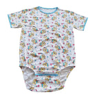 Cute Teddy Bear Adult Onesie with Baby Blue Trim - onesie