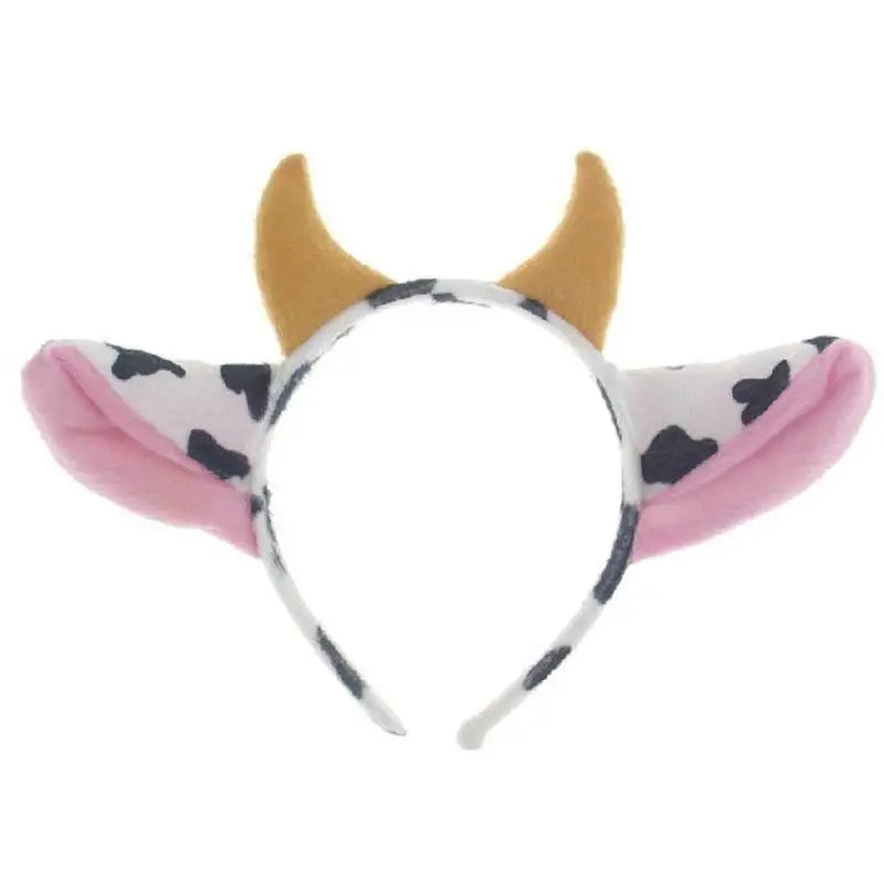 Cute Vegan Cow Ears Headband for Kawaii Outfits - accessories