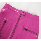 Cute Vinyl Latex Wet - Look Miniskirt for Fashion Vixens - Cosparty