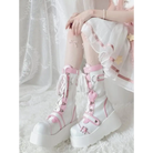 Cyber Punk Babydoll Booties for Edgy Alternative Fashion - shoes