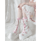 Cyber Punk Babydoll Booties for Edgy Alternative Fashion - Cosparty