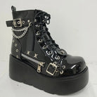 Cyber Punk Babydoll Booties for Edgy Alternative Fashion - Cosparty