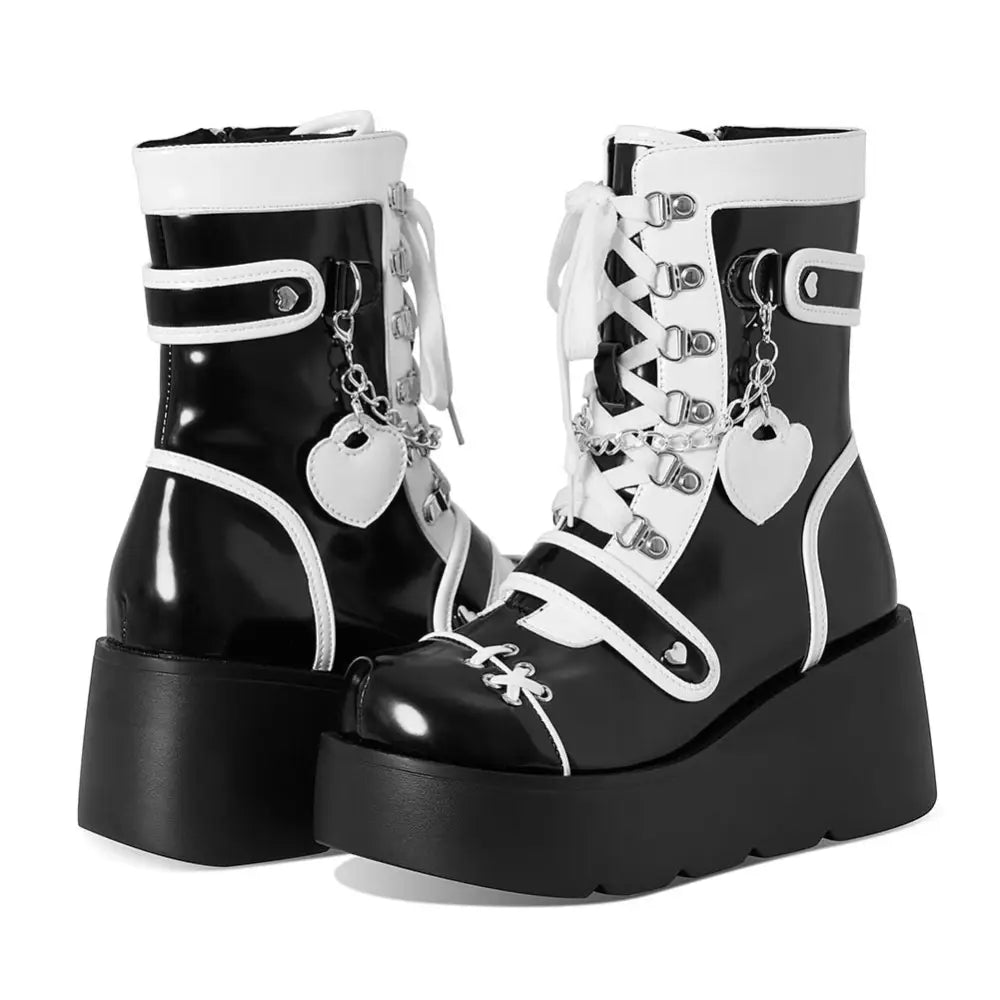 Cyber punk babydoll booties - boot - booties - boots - combat - cyber