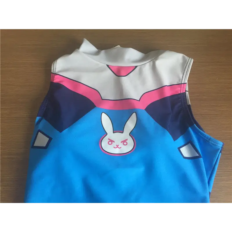 D.Va Overwatch One Piece Swimsuit with Built-in Bra Liner - Cosplay