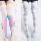 D.Va Thigh High Stockings for Overwatch Fans and Kawaii Gamers - Socks