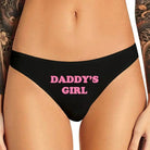 Daddy's Girl Basic Thongs in Seductive Black and Innocent White - Cosparty
