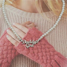 Daddy's Girl Pearl Necklace for Discreet Everyday Love - Cosparty