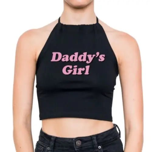Daddy's Girl Spaghetti Strap Halter Top for Kawaii Cuties - Cosparty