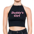 Daddy's Girl Spaghetti Strap Halter Top for Kawaii Cuties - Cosparty