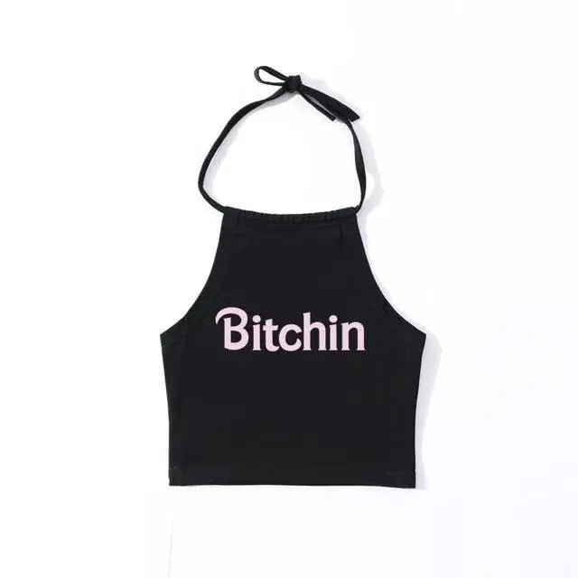 Daddy's Girl Spaghetti Strap Halter Top for Kawaii Cuties - Cosparty