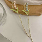 Dainty Floral Ceramic Hair Claw Clip for a Unique Style - hair accessory