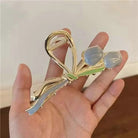 Dainty Floral Ceramic Hair Claw Clip for a Unique Style - Cosparty