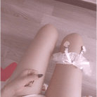 Dainty Vegan Garter Belt with Ruffled Tulle Lace and Pink Hearts - Cosparty