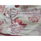 Dainty Vegan Garter Belt with Ruffled Tulle Lace and Pink Hearts - Cosparty