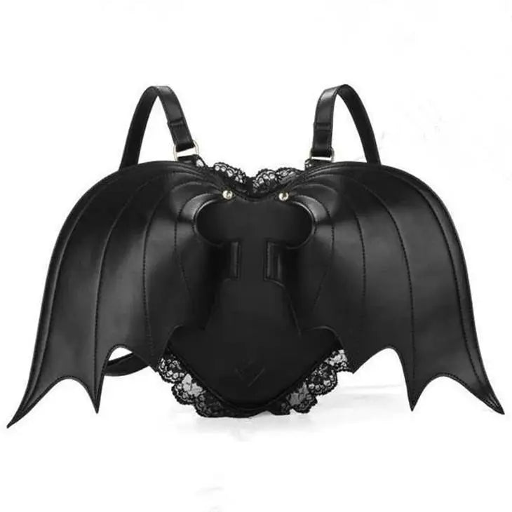 Dark Maiden Gothic Bat Wing Backpack in New Condition - Cosparty