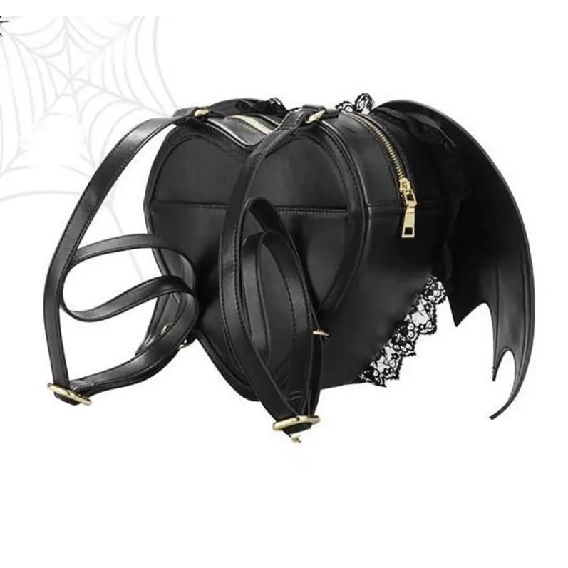 Dark Maiden Gothic Bat Wing Backpack in New Condition - backpack