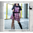 Dark Pastel Goth Oversized Menhera Inspired Tee in Sickly Sweet Style - shirt