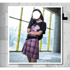 Dark Pastel Goth Oversized Menhera Inspired Tee in Sickly Sweet Style - Cosparty