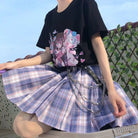 Dark Pastel Goth Oversized Menhera Inspired Tee in Sickly Sweet Style - Cosparty