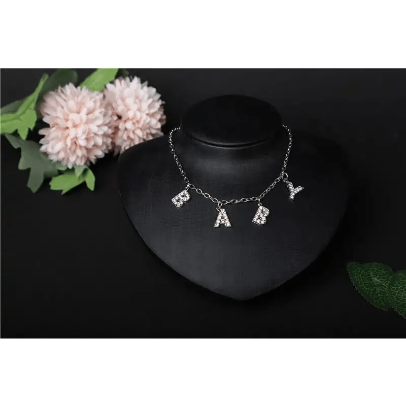 Dazzling Daddy Necklace with Sparkling Rhinestones - Cosparty