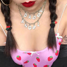 Dazzling Daddy Necklace with Sparkling Rhinestones - Cosparty