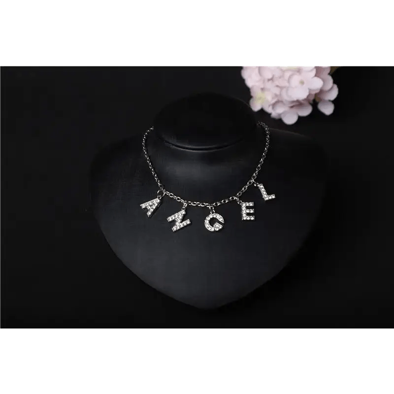 Dazzling Daddy Necklace with Sparkling Rhinestones - Cosparty