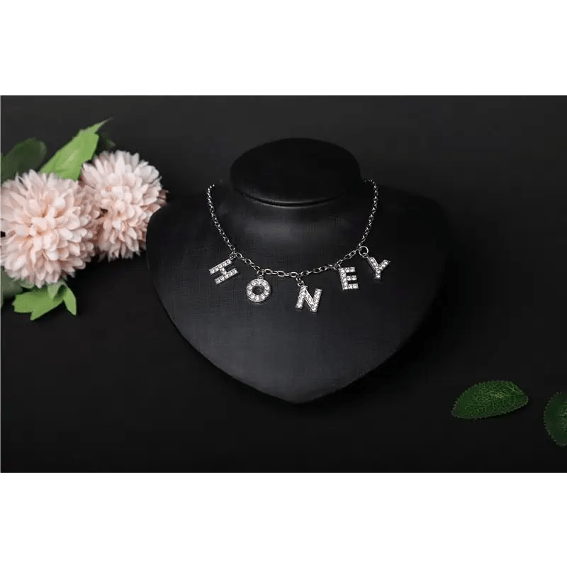 Dazzling Daddy Necklace with Sparkling Rhinestones - Cosparty