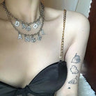 Dazzling Daddy Necklace with Sparkling Rhinestones - Cosparty