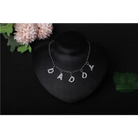 Dazzling Daddy Necklace with Sparkling Rhinestones - jewelry