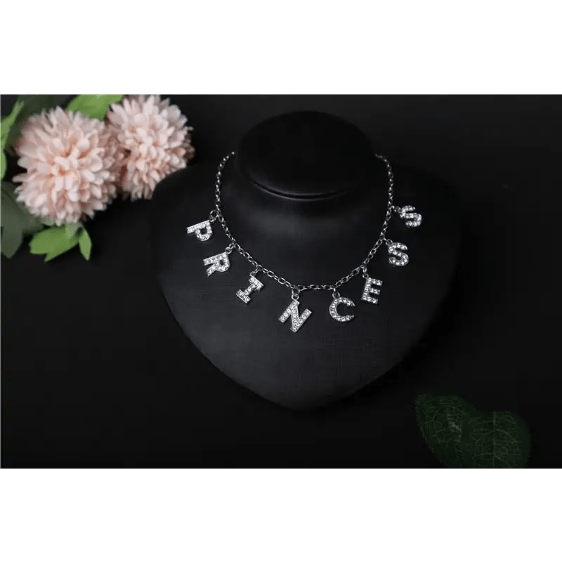 Dazzling Daddy Necklace with Sparkling Rhinestones - Cosparty