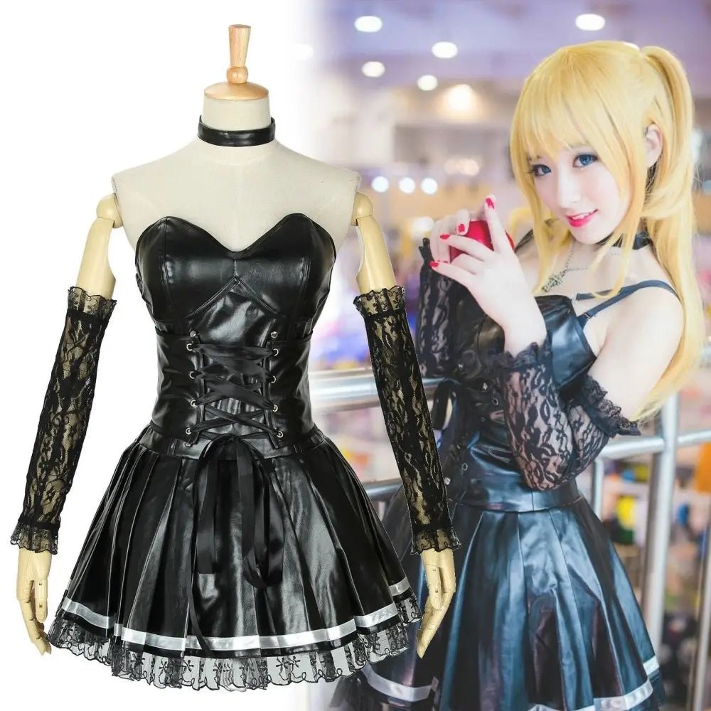 Death Note Misa Amane Cosplay Costume Set - Cosparty