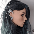 Diamond Rhinestone Elf Ear Clip - On Ear Cuff for Cosplay and Everyday Wear - Cosparty
