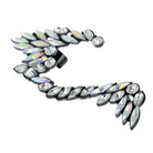 Diamond Rhinestone Elf Ear Clip - On Ear Cuff for Cosplay and Everyday Wear - Cosparty