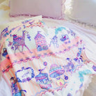 Dream Fairy Carnival-Inspired Furry Blanket and Pillowcase Set - Small Blanket (1x1M) bedding