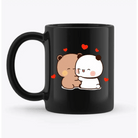 Dudu and Bubu Black Mug for Stylish Sipping - Cosparty