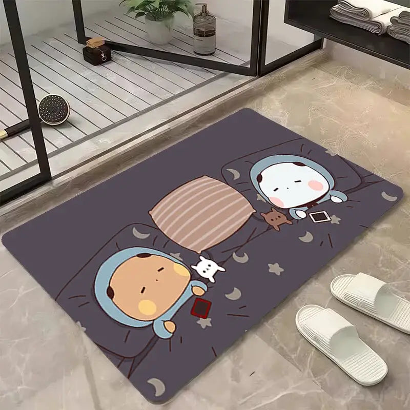 Dudu and Bubu Floor Mat.