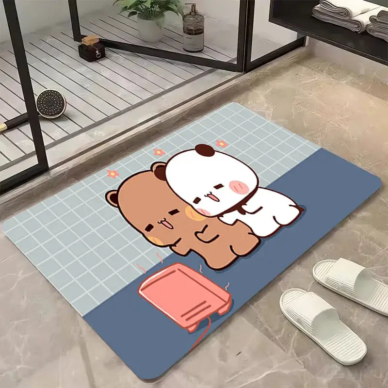 Dudu and Bubu Floor Mat.