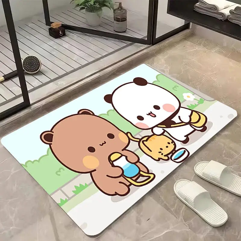 Dudu and Bubu Floor Mat.