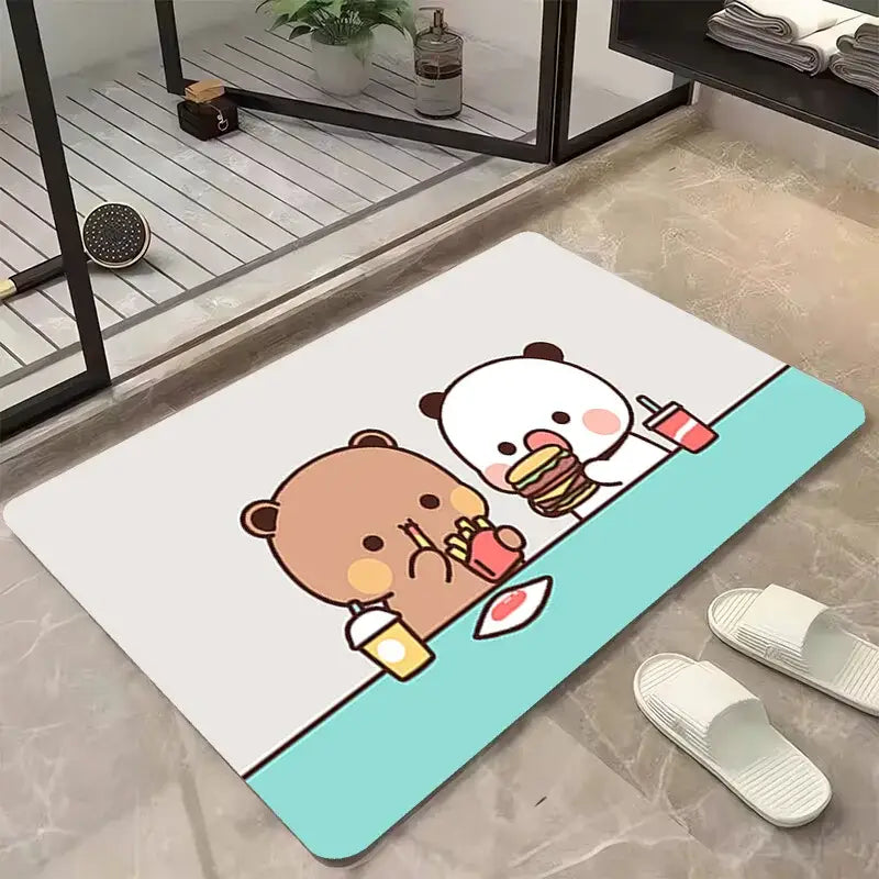 Dudu and Bubu Floor Mat.