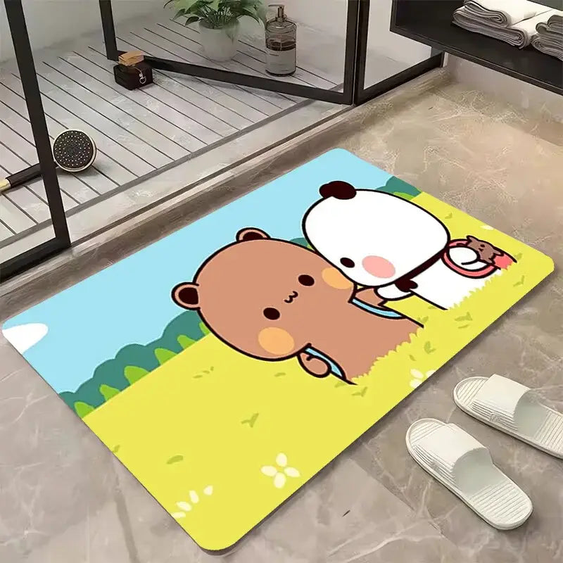 Dudu and Bubu Floor Mat.