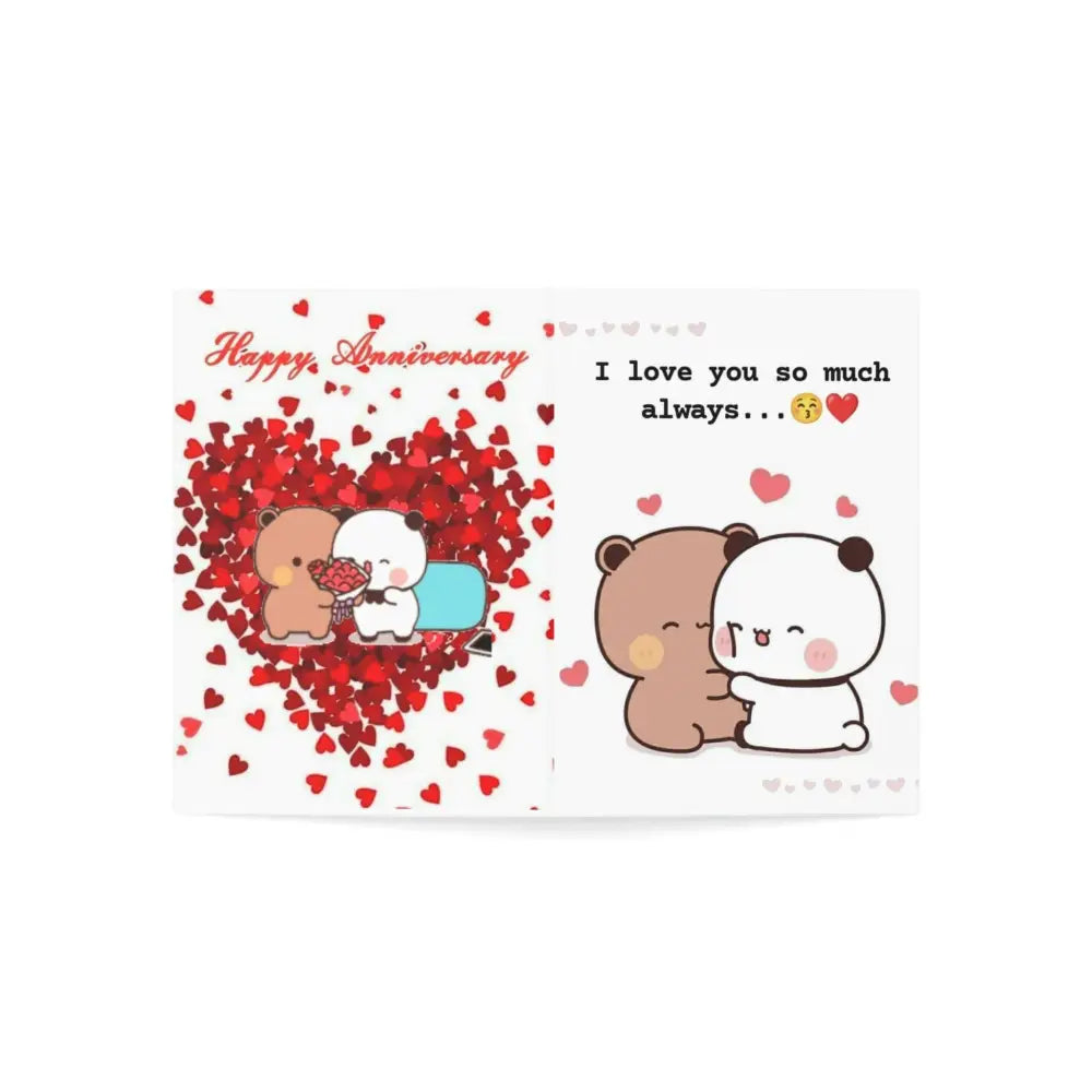 Dudu & Bubu Anniversary Card for Heartfelt Celebrations - Paper products