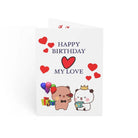 Dudu & Bubu Birthday Card for Fun and Cute Celebrations - Paper products