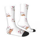 Dudu & Bubu Cozy Socks for Fun and Warm Feet - White / One Size