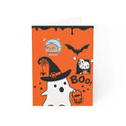 Dudu & Bubu Halloween Card for Spooky Celebrations - 3.5’’ x 4.9’’ (Vertical) / Coated (one side) / 30 pcs