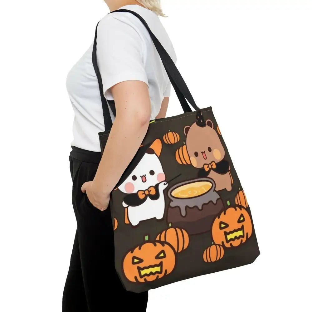 Dudu & Bubu Halloween Tote Bag for Spooky - Cute Style - Cosparty